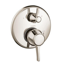 Load image into Gallery viewer, Hansgrohe 04449830 Metris C Pressure Balanced Valve Trim with Integrated Diverter - Less Valve in Polished Nickel
