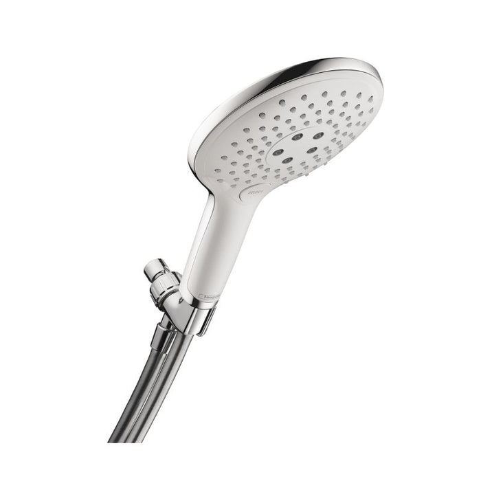 Hansgrohe Raindance Select S 2.5 GPM Multi-Function Handshower Package in Chrome/White