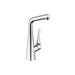 Hansgrohe Metris Bar Kitchen Faucet with Swivel Spout in Chrome