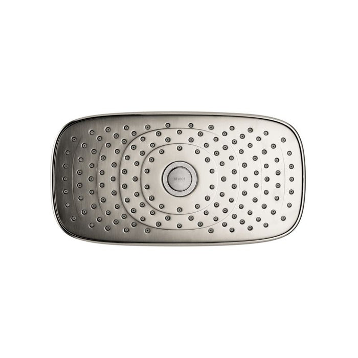 Hansgrohe Raindance Select E Multi Function 2 GPM Shower Head in Brushed Nickel