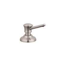Load image into Gallery viewer, Hansgrohe 04540800 Traditional Soap Dispenser with 16 oz. Bottle Capacity in Steel Optic
