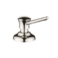 Load image into Gallery viewer, Hansgrohe 04540830 Traditional Soap Dispenser with 16 oz. Bottle Capacity in Polished Nickel

