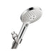 Hansgrohe Raindance Select S 2 GPM Multi-Function Handshower Package in Chrome/White