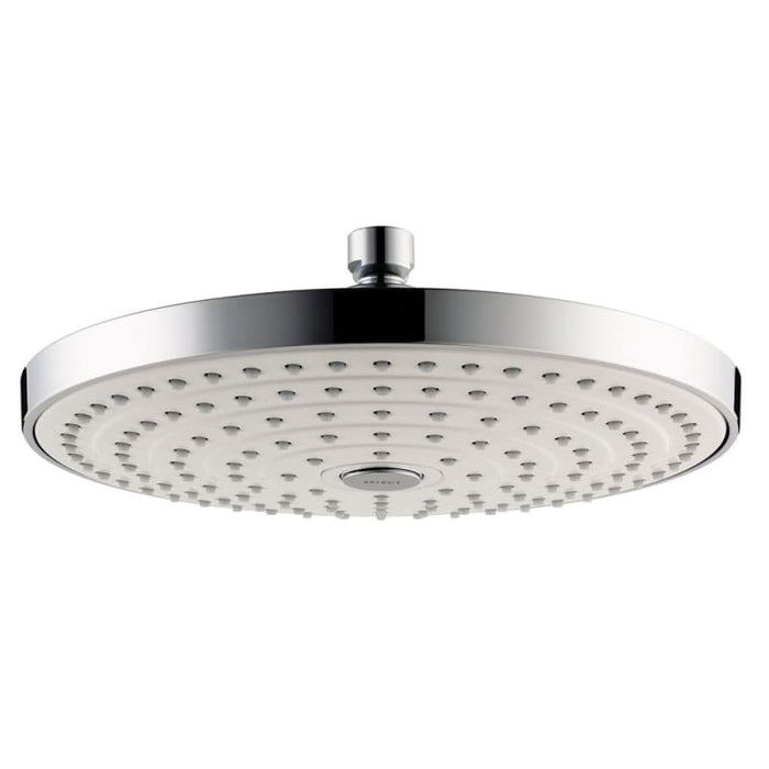Hansgrohe Raindance Select S 240 2-jet Overhead Shower, 2.0 Gpm in Chrome/White