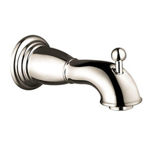 Load image into Gallery viewer, Hansgrohe 06089830 C Tub Spout With Diverter in Polished Nickel
