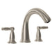 Hansgrohe 06120820 Swing C 3-Hole Roman Tub Set Trim with Lever Handle in Brushed Nickel