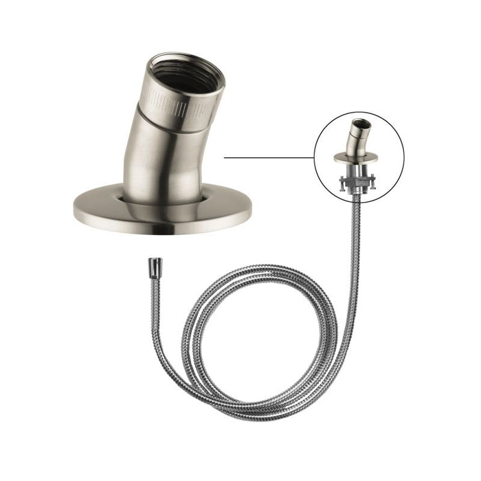 Hansgrohe Metal Hose Pull-Out Set for Handshower in Brushed Nickel