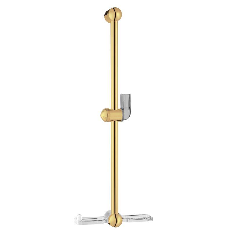 Hansgrohe 06890930 Unica E Wall bar With Soap Dish in Polished Brass