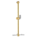 Hansgrohe Unica E Wall bar With Soap Dish in Polished Brass