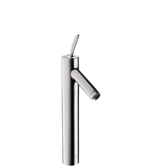Axor Starck 1.2 GPM Single Hole Joystick Vessel Bathroom Faucet with Drain Assembly in Chrome