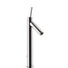 Axor Starck 1.2 GPM Single Hole Joystick Tall Vessel Bathroom Faucet with Drain Assembly in Chrome
