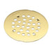 Moen 4 - 1/4" Round Shower Drain Cover with Snap-in Installation in Polished Brass