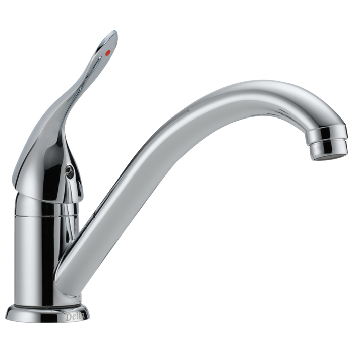 Delta 101LF-HDF Classic Single Handle Standard Kitchen Faucet In Chrome
