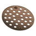 Moen 4" Round Shower Drain Cover with Exposed Screw Installation in Oil Rubbed Bronze