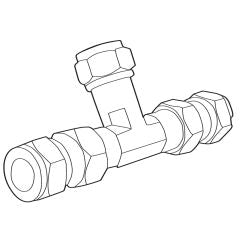 Moen Commercial Mixing Tee with Check Valves