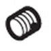 Moen Vandal-Resistant Screws With O-Ring & Key For Flush Valve (12/Bag)