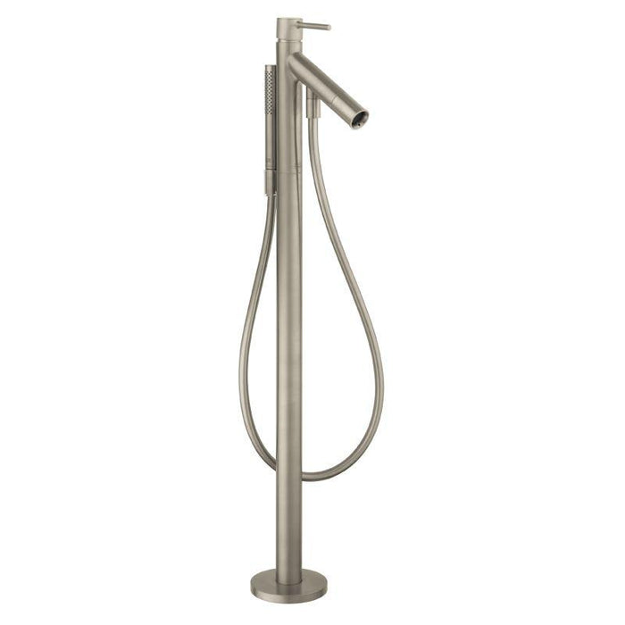 Axor Starck Tub Filler Faucet Free Standing with Single Function Hand Shower in Brushed Nickel