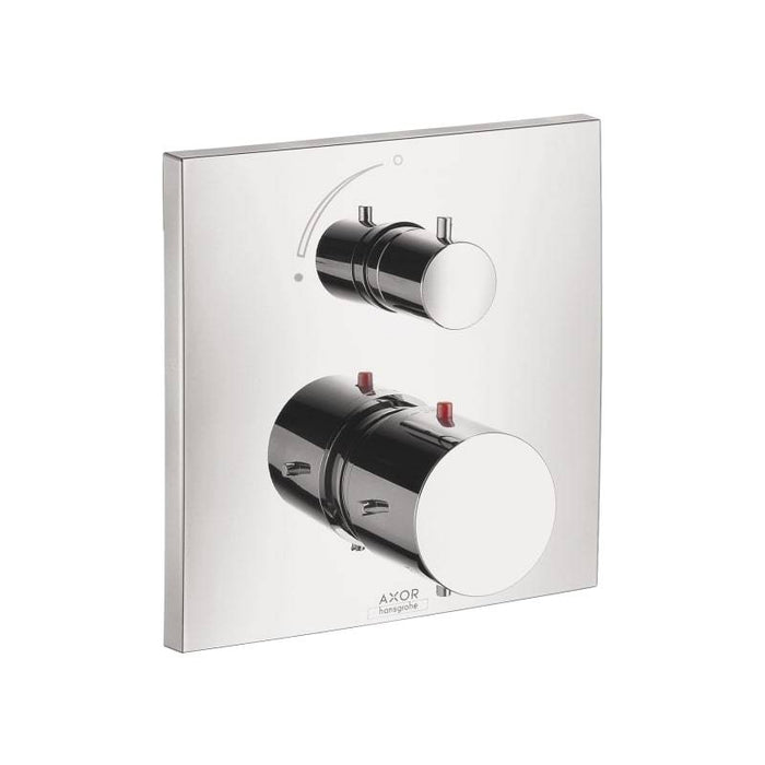 Axor Starck X Thermostatic Valve Trim with Integrated Volume Control Less Valve