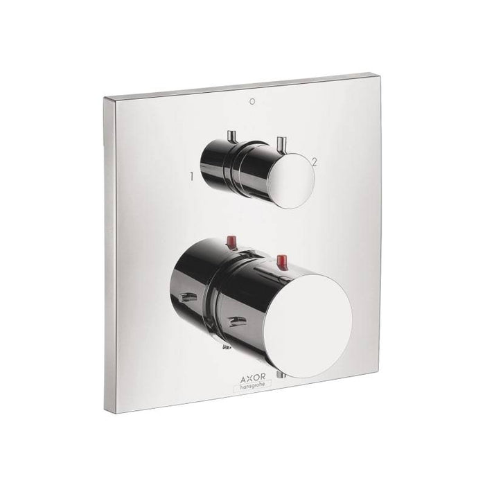 Axor Starck X Thermostatic Valve Trim with Integrated Diverter and Volume Controls Less Valve