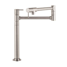 Load image into Gallery viewer, Axor 10860801 Starck Deck Mounted Double-Jointed Pot Filler in Steel Optic

