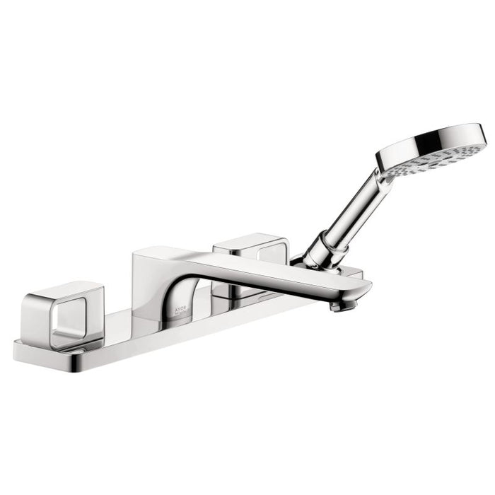 Axor Urquiola 4-Hole Roman Tub Set Trim with 2.0 GPM Handshower
