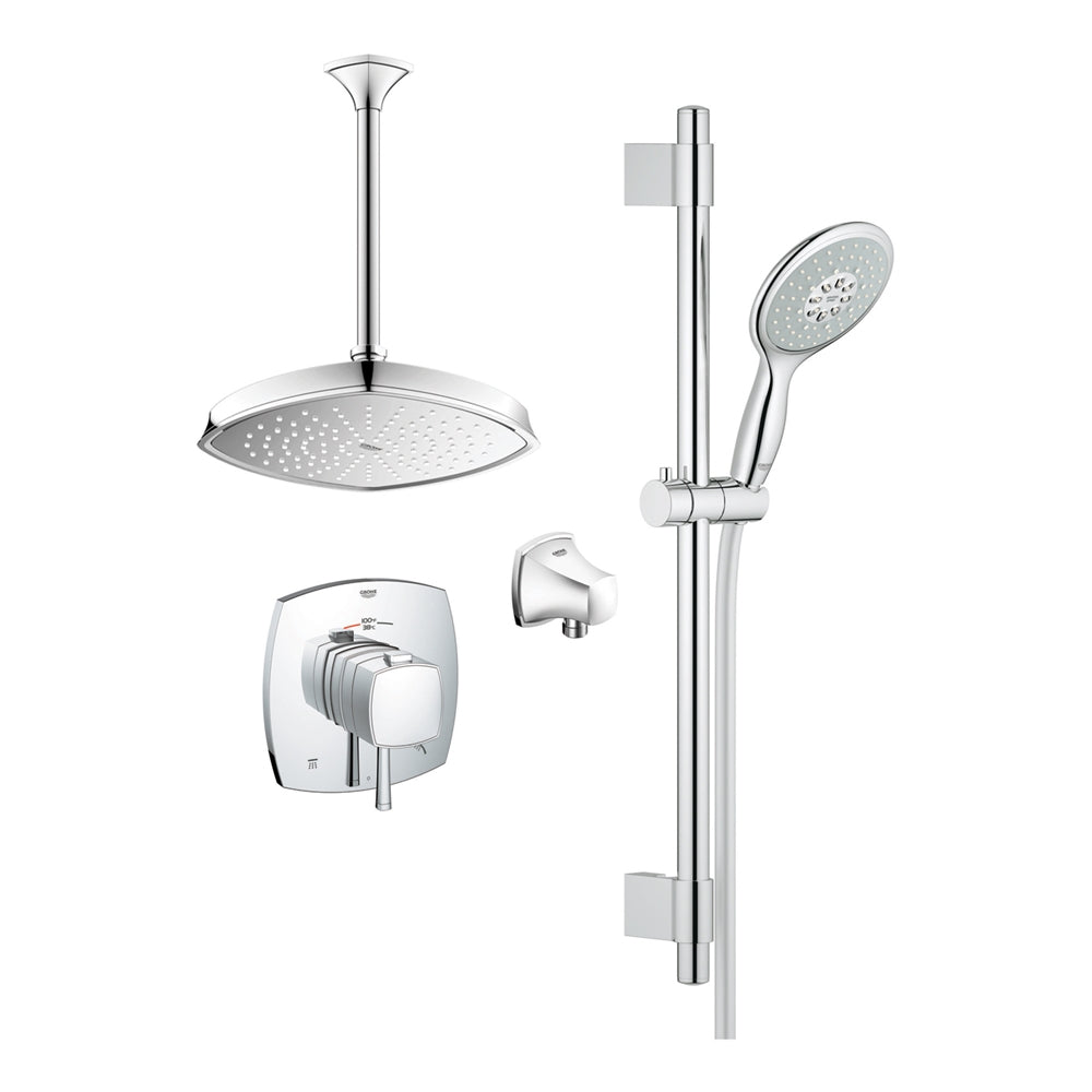 Grohe 122700 Grandera Thermostatic Dual Function Shower Kit