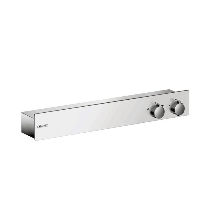 Hansgrohe Shower Tablet 600 2-Function Exposed Shower Thermostat Trim in White/Chrome