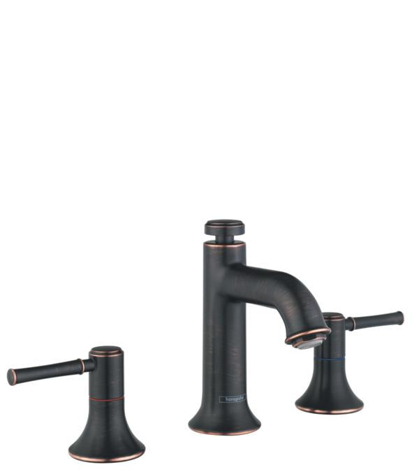 Hansgrohe Talis C 1.2 GPM Widespread Bathroom Faucet with Eco Right in Rubbed Bronze
