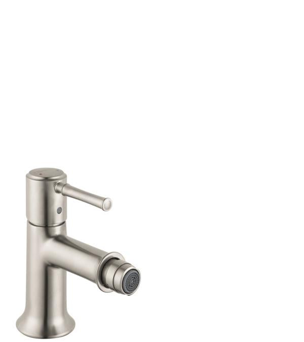 Hansgrohe Talis C 2.2 GPM Bidet Faucet - Pop-Up Drain Assembly Included in Brushed Nickel