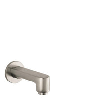 Load image into Gallery viewer, Hansgrohe 14413821 S Tub Spout Wall Mounted Non Diverter in Brushed Nickel
