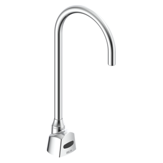 Commercial 1500T Series: SINGLE HOLE HARDWIRE ELECTRONIC BASIN FAUCET WITH GOOSENECK
