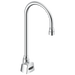 Delta Commercial Series: Single Hole Hardwire Electronic Basin Faucet with Gooseneck Spout Trim Only