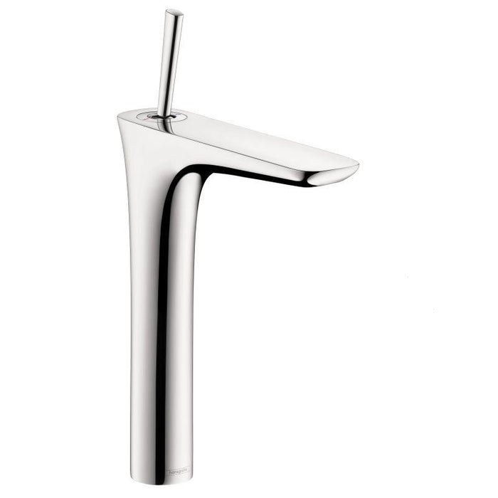Hansgrohe Pura Vida 1.2 GPM Single Hole Bathroom Faucet with Eco Right Quick Clean in Chrome