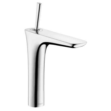 Hansgrohe Pura Vida 1.2 GPM Single Hole Bathroom Faucet with Eco Right Quick Clean and Comfort Zone Technologies - Less Drain Assembly in Chrome