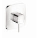 Hansgrohe Pura Vida Pressure Balanced Valve Trim - Less Valve in Chrome/White