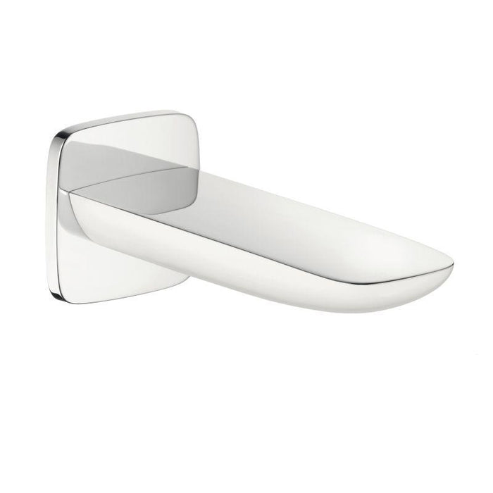 Hansgrohe Pura Vida Tub Spout Wall Mounted Non Diverter in Chrome/White