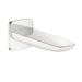 Hansgrohe Pura Vida Tub Spout Wall Mounted Non Diverter in Chrome/White