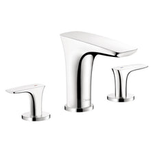 Load image into Gallery viewer, Hansgrohe 15440001 Pura Vida Roman Tub Filler Faucet Non Diverter with Metal Lever Handles Less Valve in Chrome
