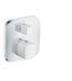 Hansgrohe Pura Vida Thermostatic Valve Trim with Integrated Volume Control - Less Valve in Chrome/White