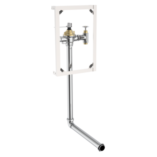 Commercial 1600T Series: Electronic Concealed Hardwire Flush Valve Rough-In