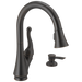 Delta 16968-DST Talbott Single Handle Pull-Down Kitchen Faucet with Soap Dispenser
