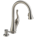 Delta 16968-DST Talbott Single Handle Pull-Down Kitchen Faucet with Soap Dispenser