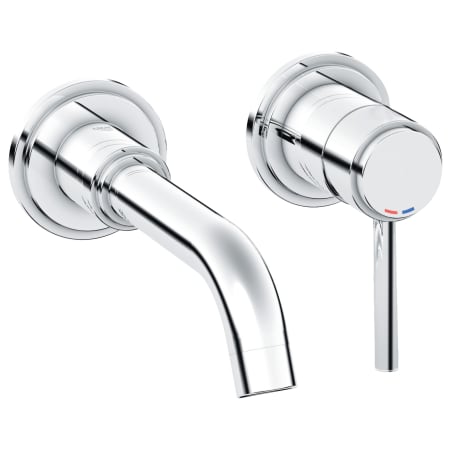 Grohe Atrio 1.2 GPM Wall Mounted Bathroom Faucet - Less Drain Assembly