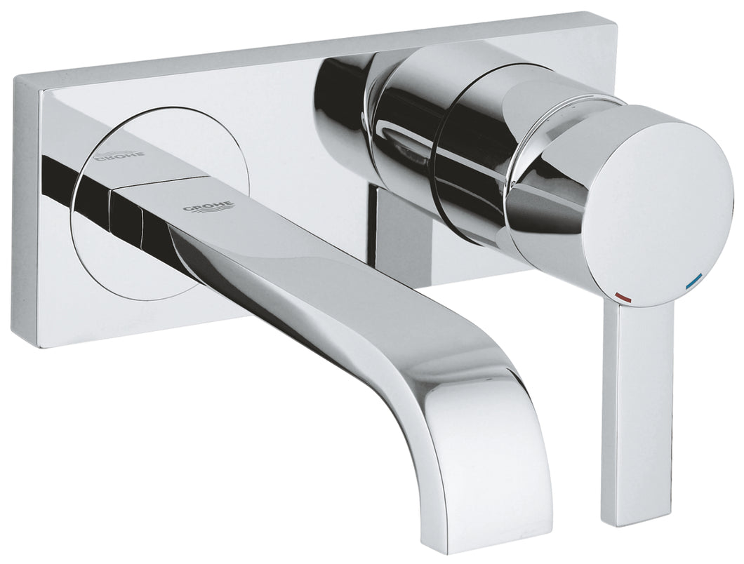 Grohe 1930000A Allure 6 3/4 Inch Single Handle Wall Mount Bathroom Faucet