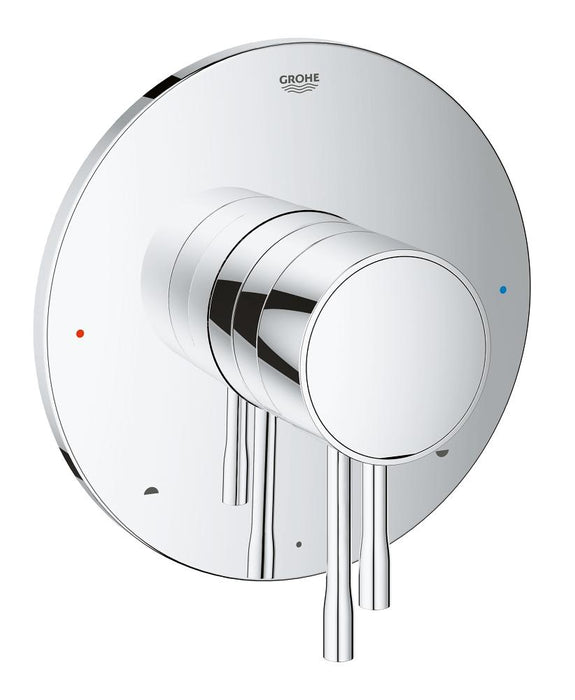 Grohe Essence 7 3/8 Inch Custom Shower Thermostatic Trim with Control Module