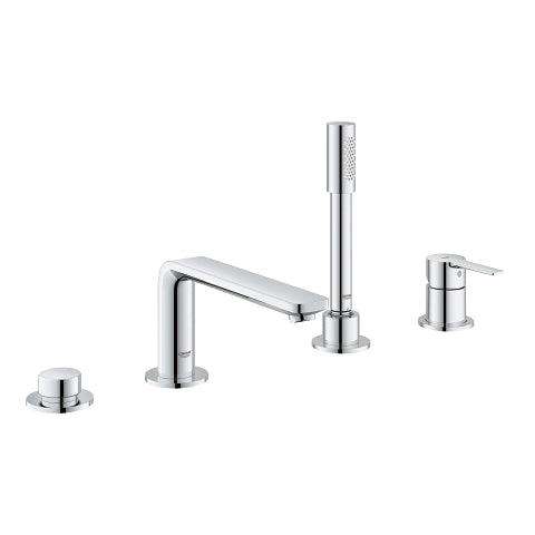 Grohe Lineare Four-Hole Bathtub Faucet with Handshower