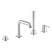 Grohe 19578 Essence Four-Hole Bathtub Faucet with Handshower