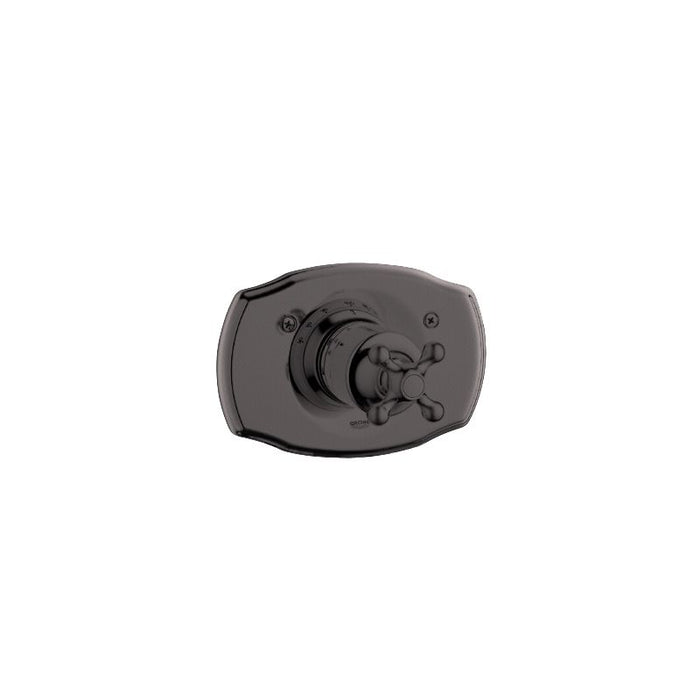 Grohe Seabury Single Handle Grohetherm Thermostatic Valve Trim Only with Metal Cross Handle