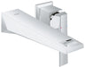 Grohe Allure Brilliant 8 1/4 Inch Single Handle Wall Mount Bathroom Faucet