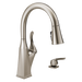 Delta Cantrall: Single Handle Pull-Down Kitchen Faucet with Soap Dispenser and ShieldSpray Technology